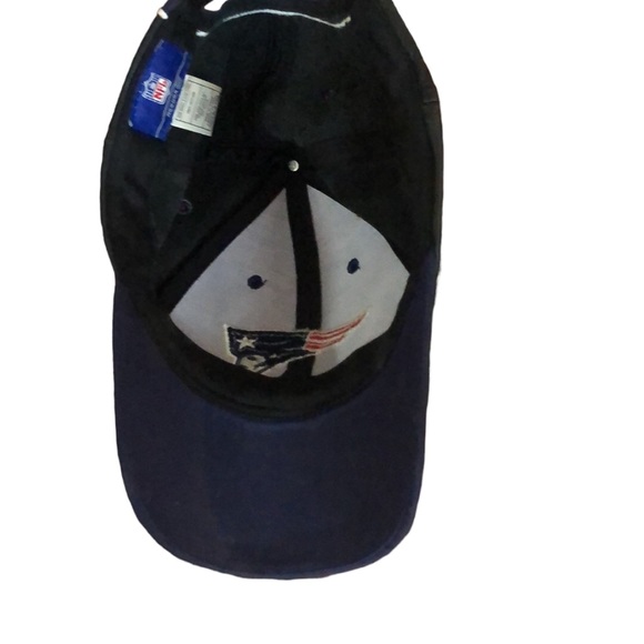 NFL New England Patriots black genuine leather baseball cap GoPatriots !🏈🏈🏈 - Picture 6 of 13